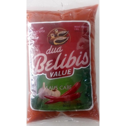 

KODE X68I BELIBIS SAMBAL SAUS CABE VALUE 1 KG REFILL