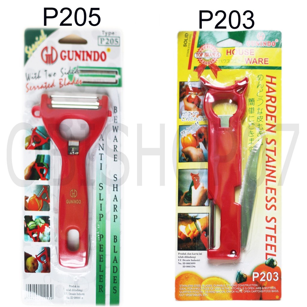 Alat Pengupas/Peeler Serbaguna Gunindo / Pengupas Buah Gunindo 205