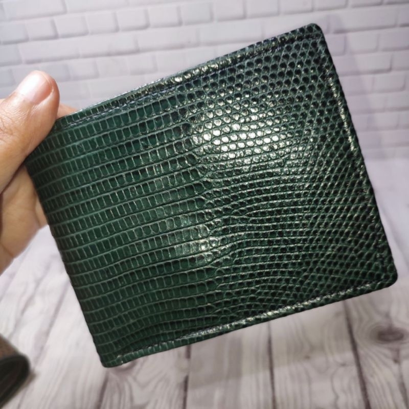 Dompet kulit asli original ori tempahan biawak pria dompet
