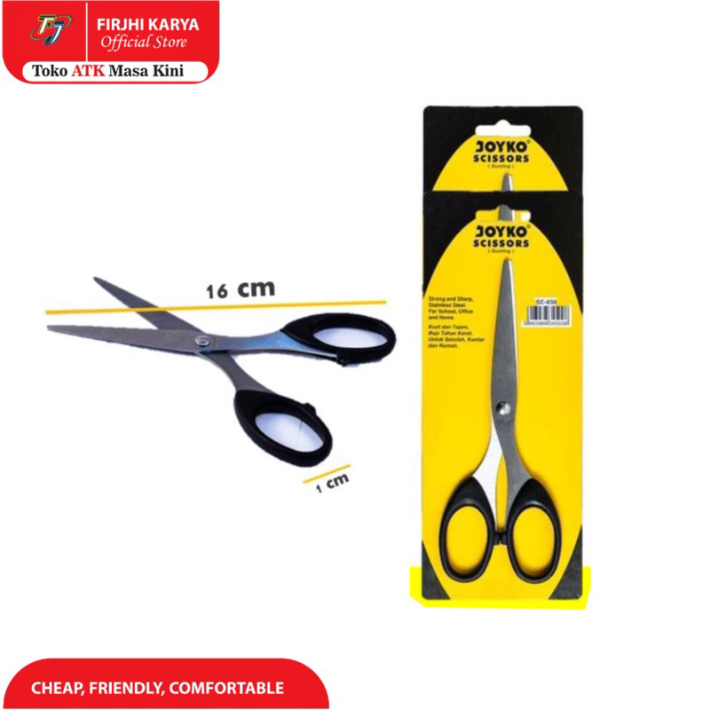

Gunting Joyko Sedang - Stainless Steel 838