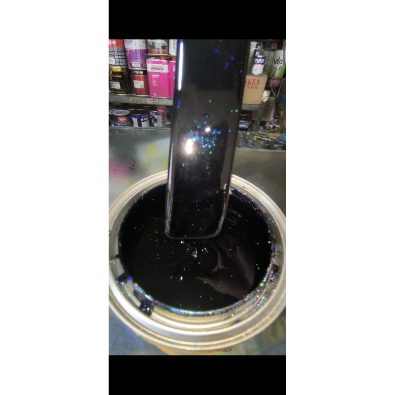 Cat Galaxy Black Blue PU