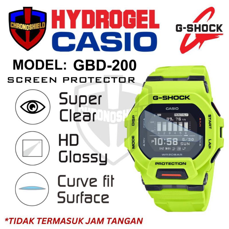 Antigores Jam Tangan Casio G-Shock GBD 200 GBD200 Hydrogel