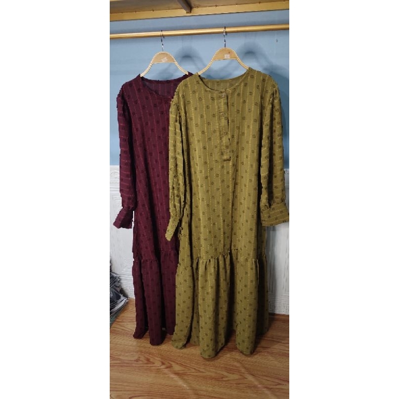 gamis humairah crinkel