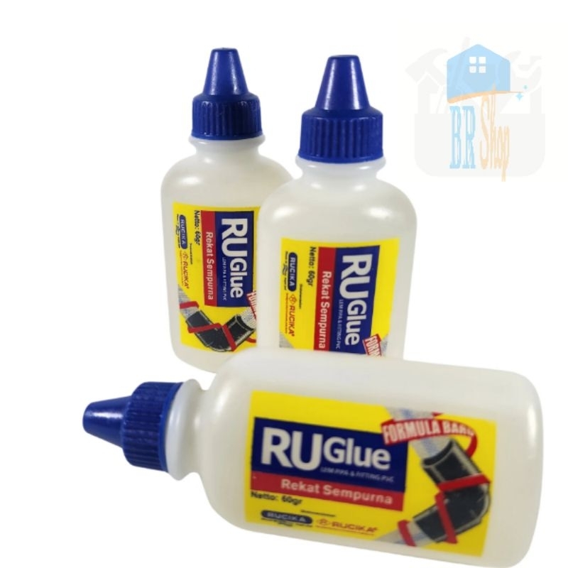 LEM RU GLUE LEM PIPA PVC/ RU GLUE BOTOL/TUBE 60 GRAM