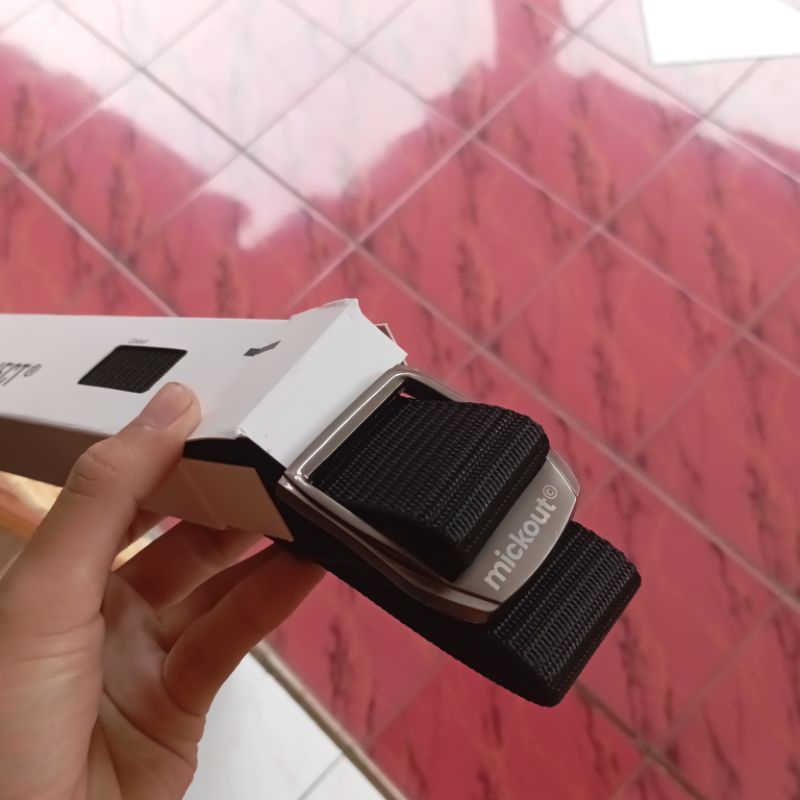 Gesper/Ikat Pinggang Mickout Project "Hustle" Black