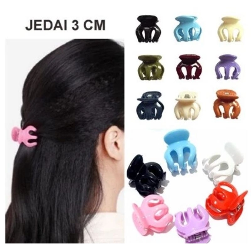jepit rambut jedai ukuran 5cm dan 3cm
