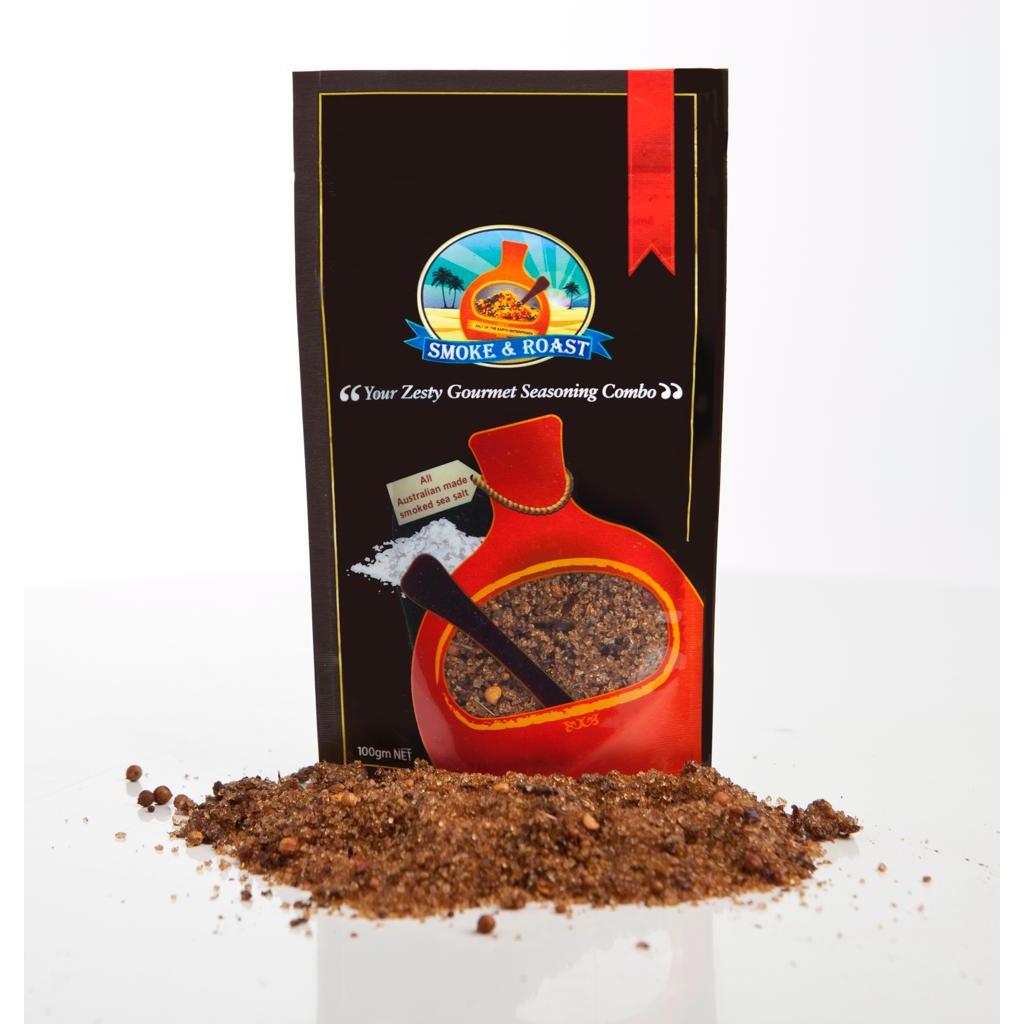 

Smoke And Roast Sea Salt Bumbu Marinasi Serba Guna Tanpa Gluten, Msg, Fillers Made In Australian Spices Rasa Original Flavour Seasoning 100 GRAM