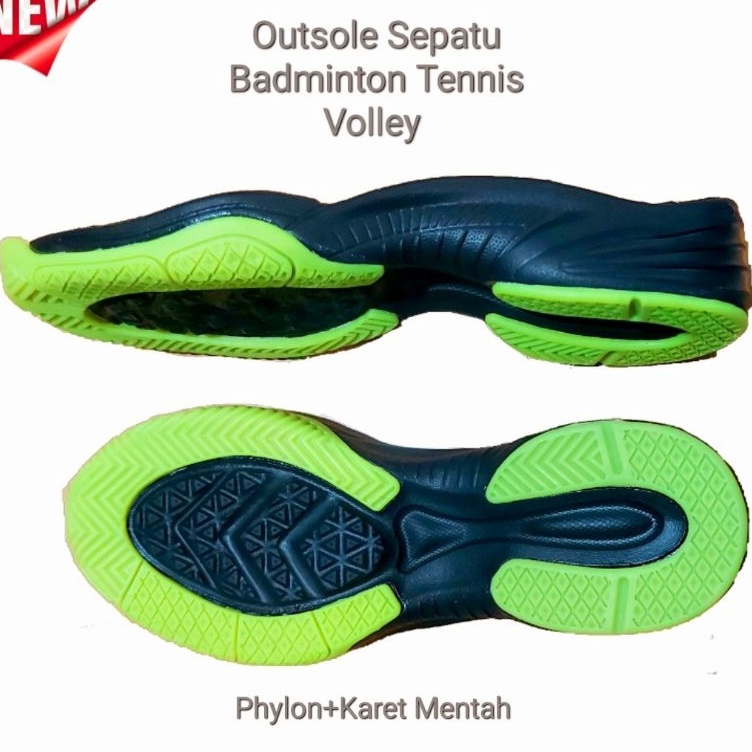 Diskon  PROMO DM8 Outsole Sepatu Badminton Tennis Volleynon brand bahan PHYLON  RUBBERKaret Mentah