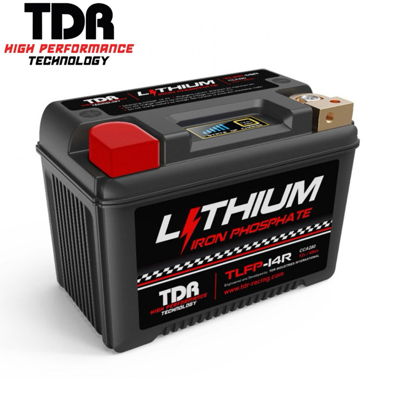 Aki Motor TDR Lithium Iron TLFP-14R Aki Motor Ninja BMW Triumph Lithium Iron TLFP-14R