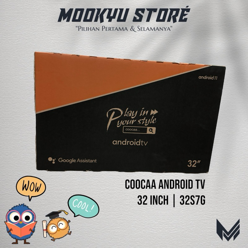 COOCAA LED Android Smart TV 32 Inch 32S7G | Android 11 Digital TV New Series 2023