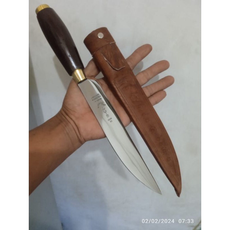 pisau cap garpu pisau daging pisau seset kulit 19 cm