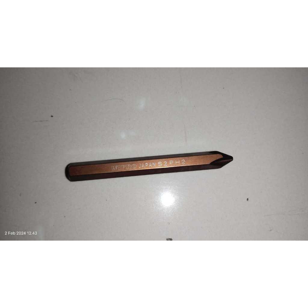 WIPRO Mata Obeng Ketok PH2x80mm (Brown)