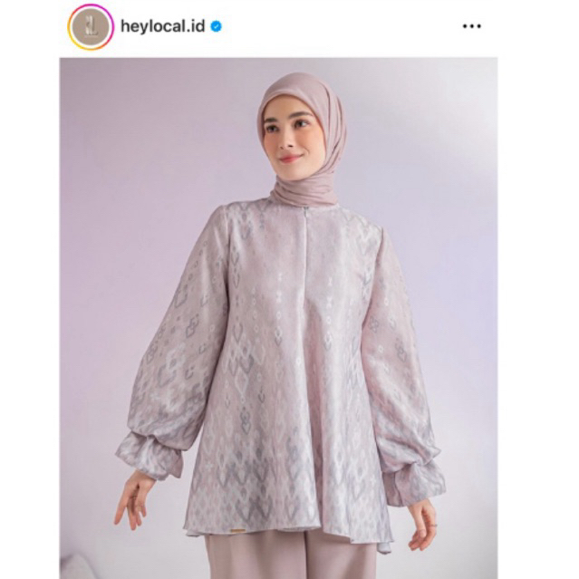 HEY LOCAL / LOCAL.ID NEW BLOUSE LAU warna ASH by local.id