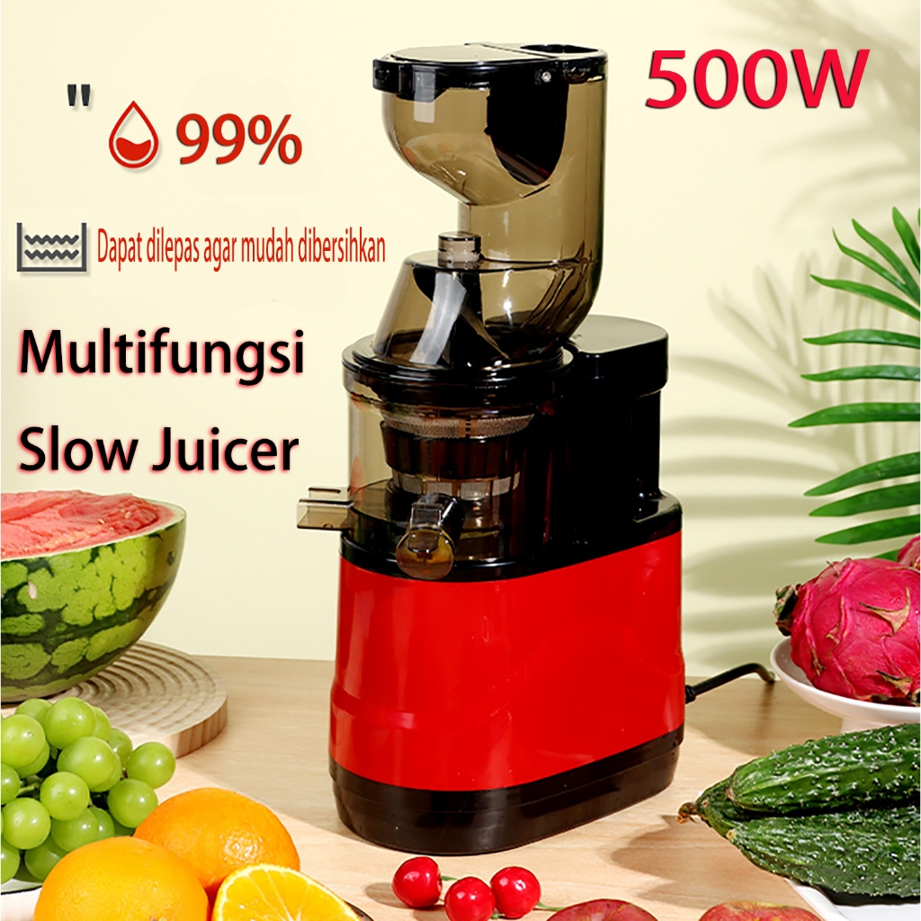 Multifungsi Slow Juicer Pengekstrak Juice Sari Buah Tanpa Ampas Slow Juicer 99% Fresh Juicer Jus Bua