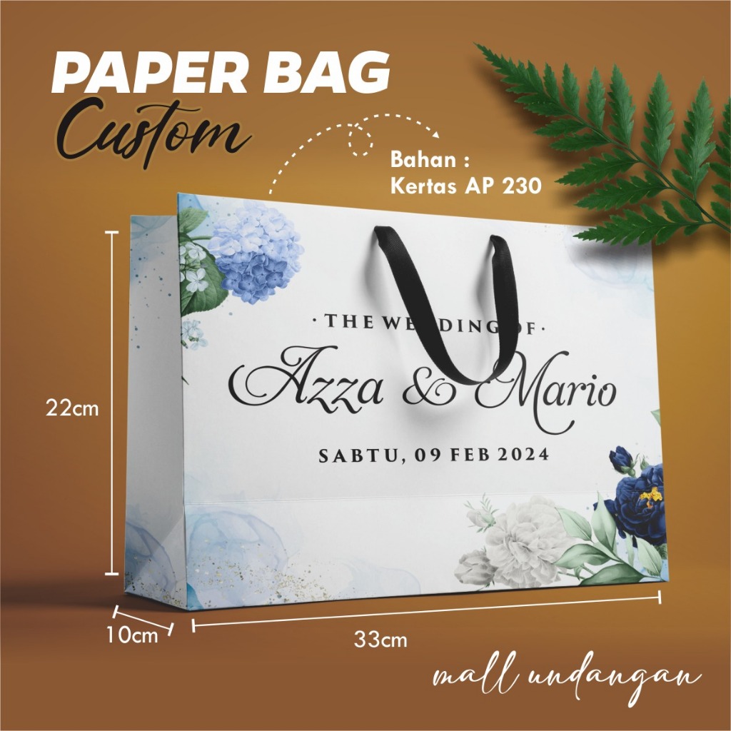 

TAS PAPER BAG BRIDESMAID SIMPLE FULL COLOUR - PAPER BAG CUSTOM