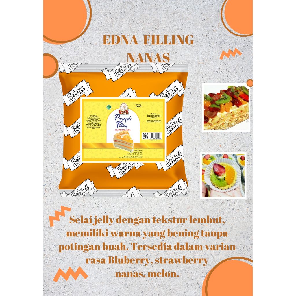 

Edna Filling Nanas 500 gram