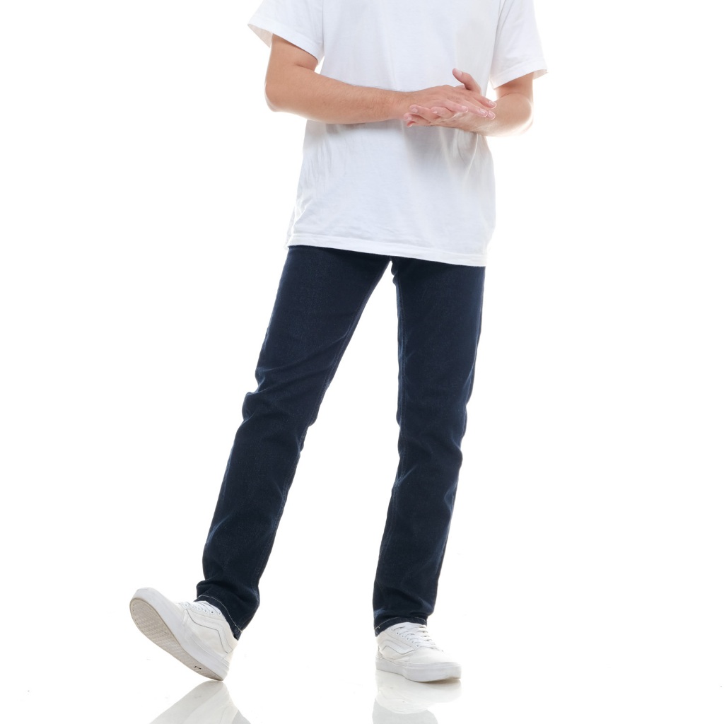 Celana Jeans Panjang Pria Slim Fit BAFFARO Comfort Stretch Blue / B911-019BLU