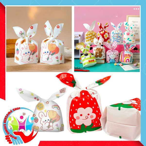 

MSBS Goodie Bag Plastik Permen Karakter Isi 50pcs Kantong Bingkisan Souvenir Tas Hampers Snack Ulang Tahun Anak Bungkusan PLastik Cookies Lucu Pesta Perayaan