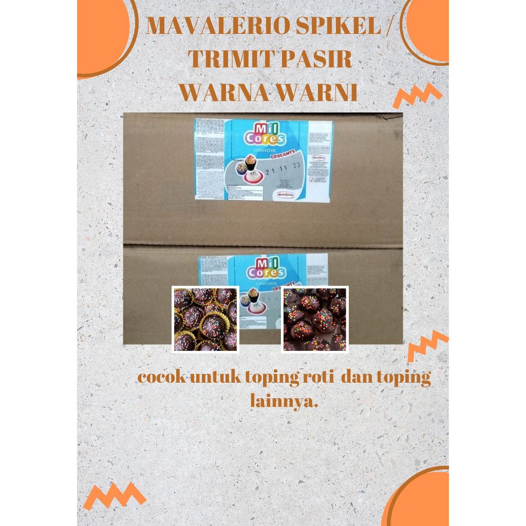 

Mavalerio Spikel / Trimit pasir Warna Warni 5Kg