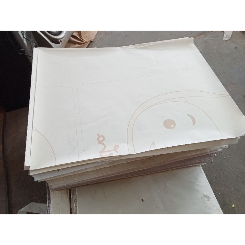 koran bekas/kertas hvo sablon/alas luar bungkus nasi Padang UK 32x42 per 10kg