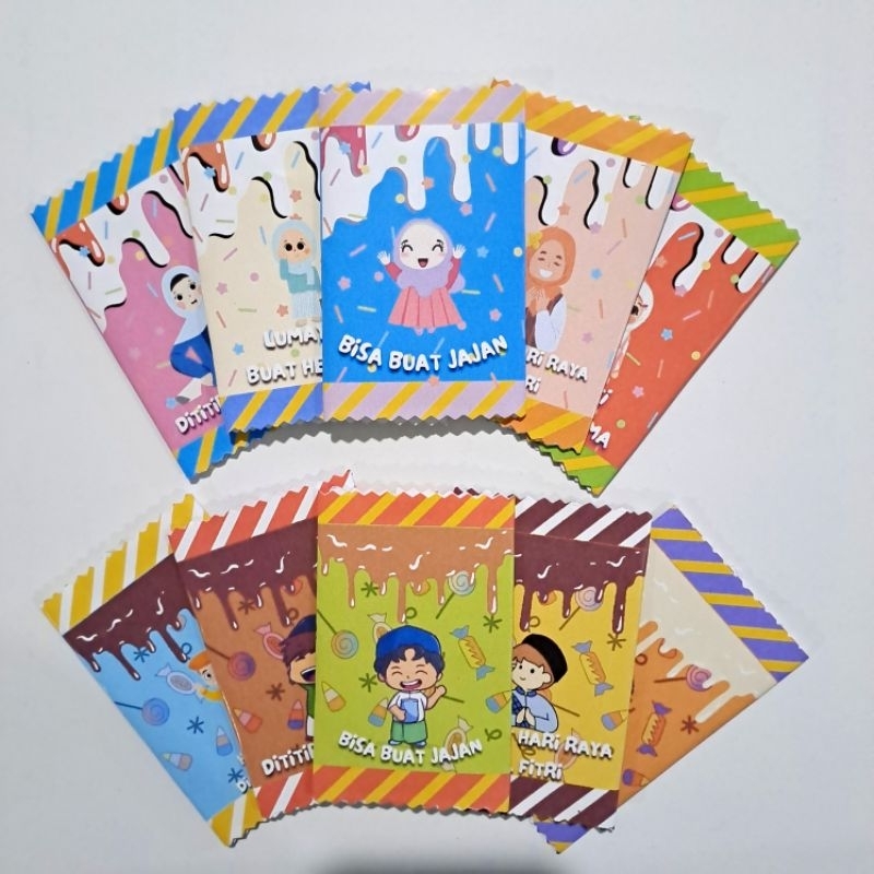 

Amplop PERMEN minimal beli 10 boleh campur bebas pilih gambar
