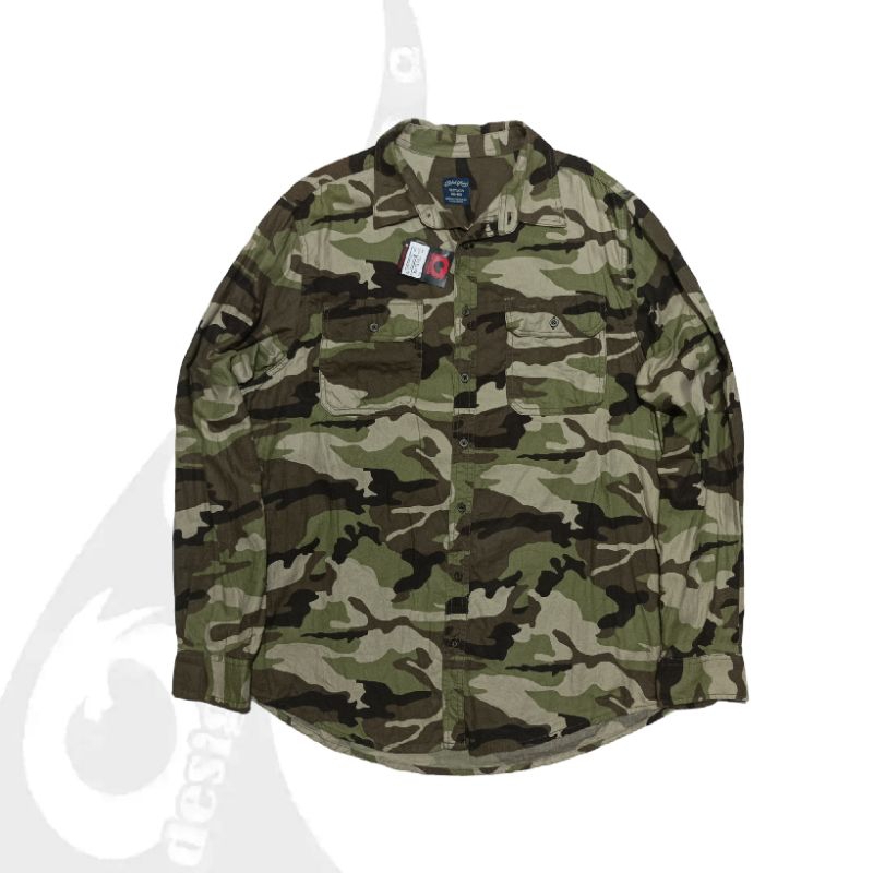 JUMBO kemeja faded glory camo flanel big size