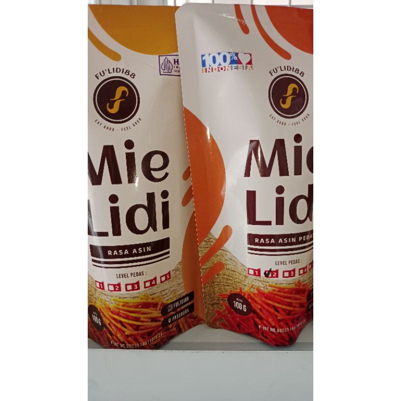 

Mie Lidi Fu Lidi 88 Aneka Varian Rasa 100gr Kemasan Premium