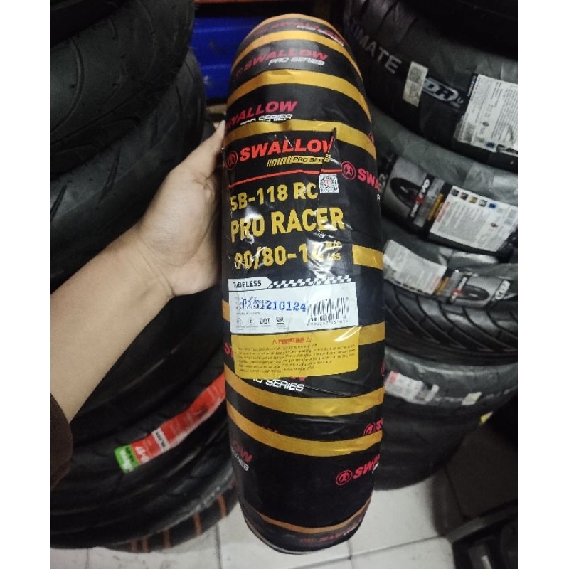 BAN SWALLOW 90/80 14 PRO RACER SC