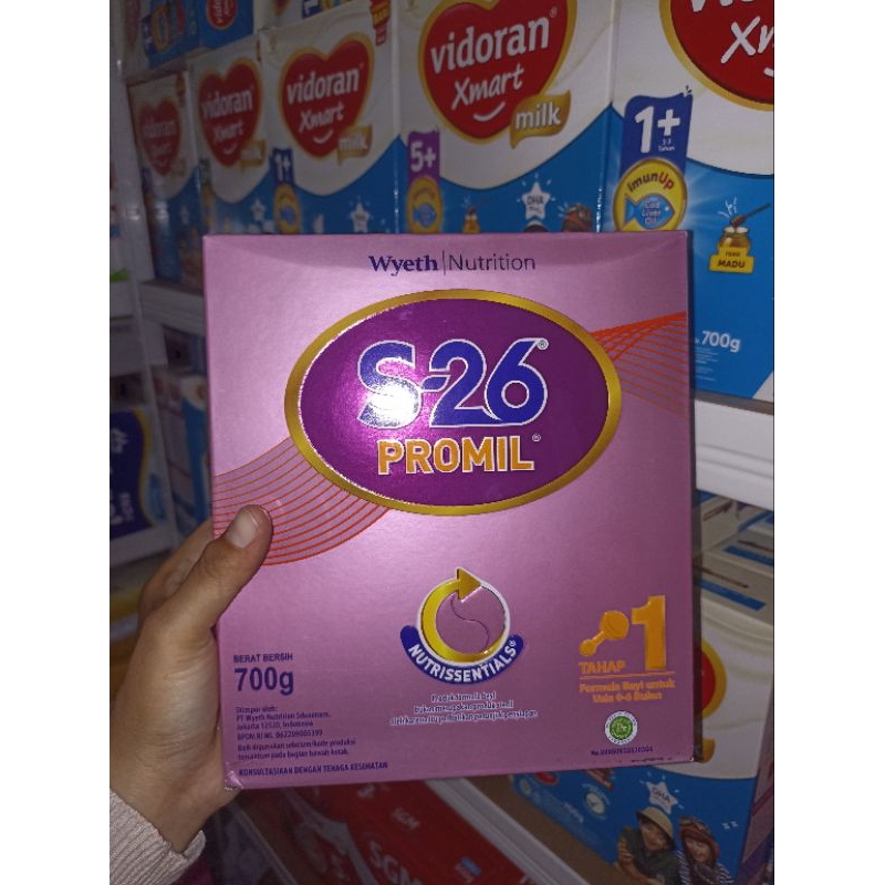 S26 PROMIL TAHAP 1 & 2 & 700 GRAM