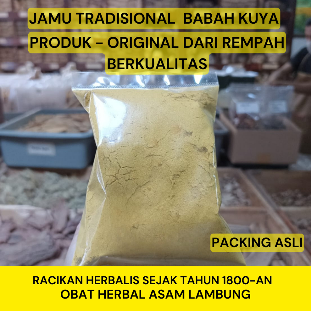JAMU HERBAL TRADISIONAL - OBAT HERBAL ASAM LAMBUNG resep jamu Babah Kuya