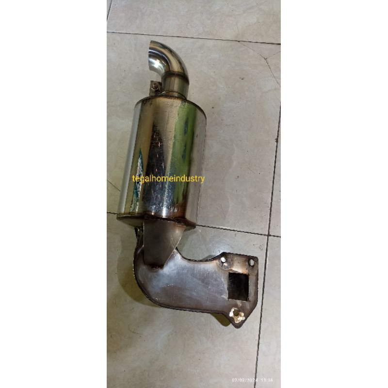 knalpot diesel dongfeng 24pk full stainless