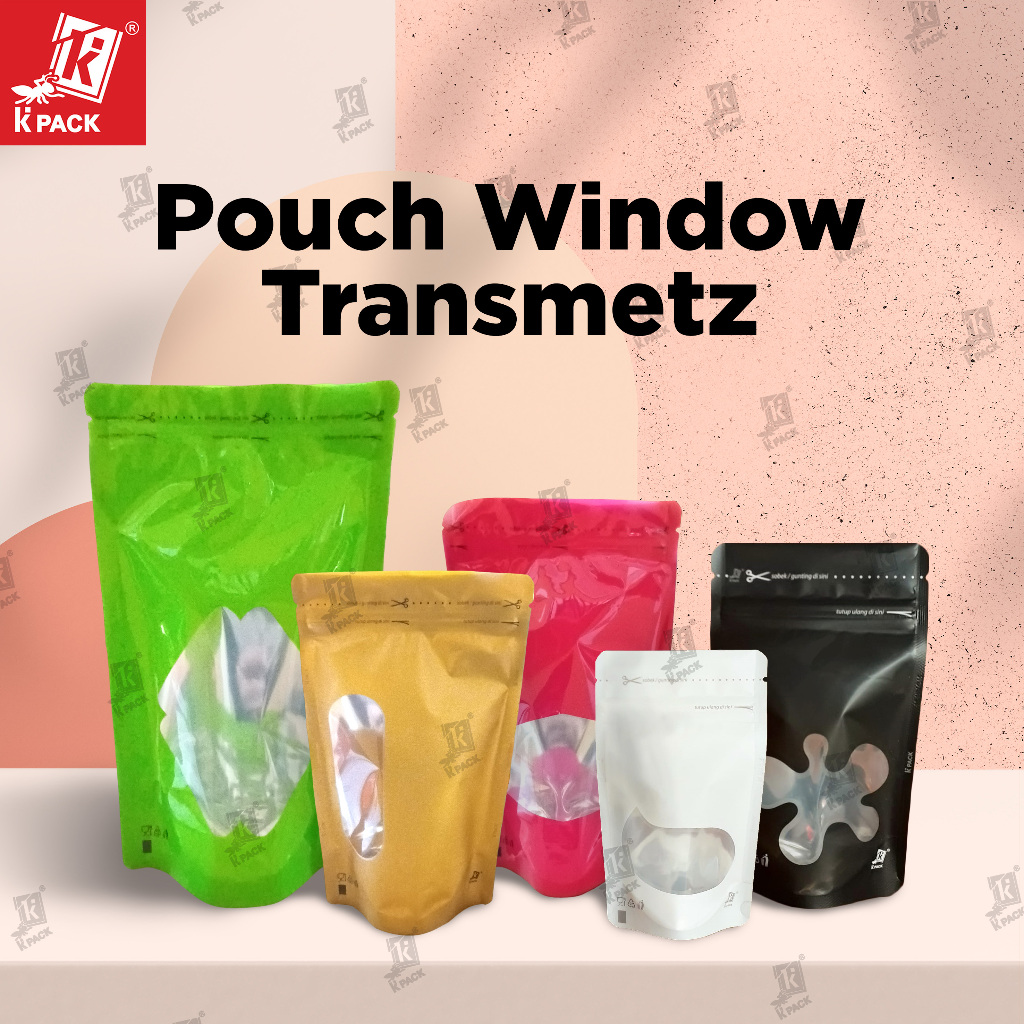 POUCH WINDOW TRANSMETZ 250 Z - STANDING POUCH 13 X 20 WINDOW TRANSMETZ