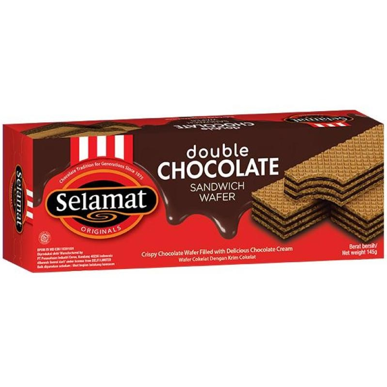 

Selamat Wafer Double Chocolate 145 g