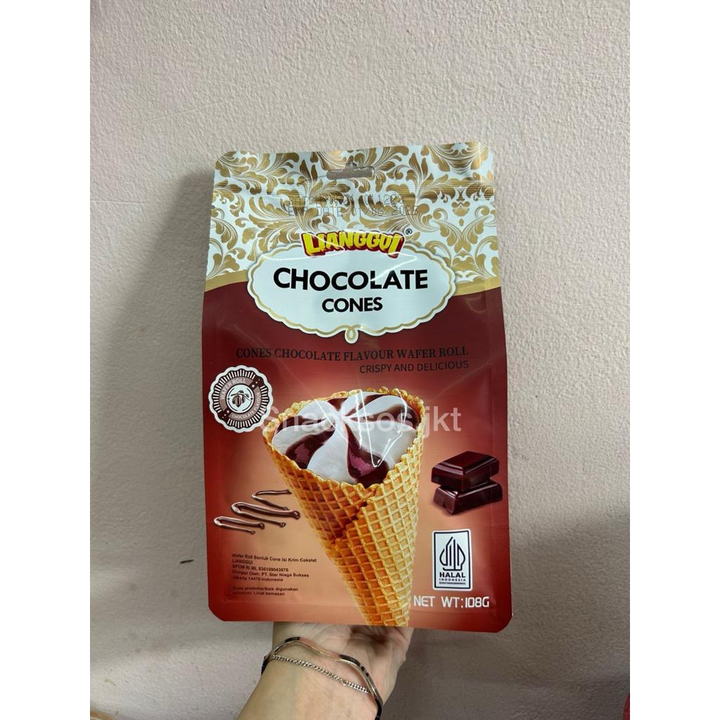 

LIANGGUI CHOCOLATE CREAM FLAVOR WAFFLE CONES