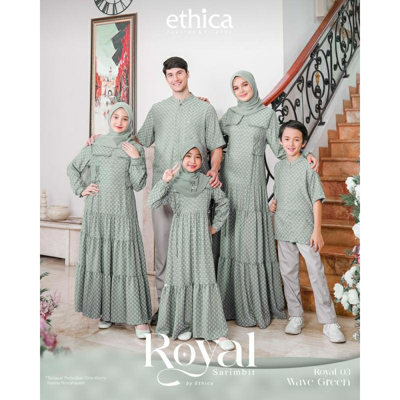 Royal sarimbit by ETHICA , Royal 03 warna Wave Green