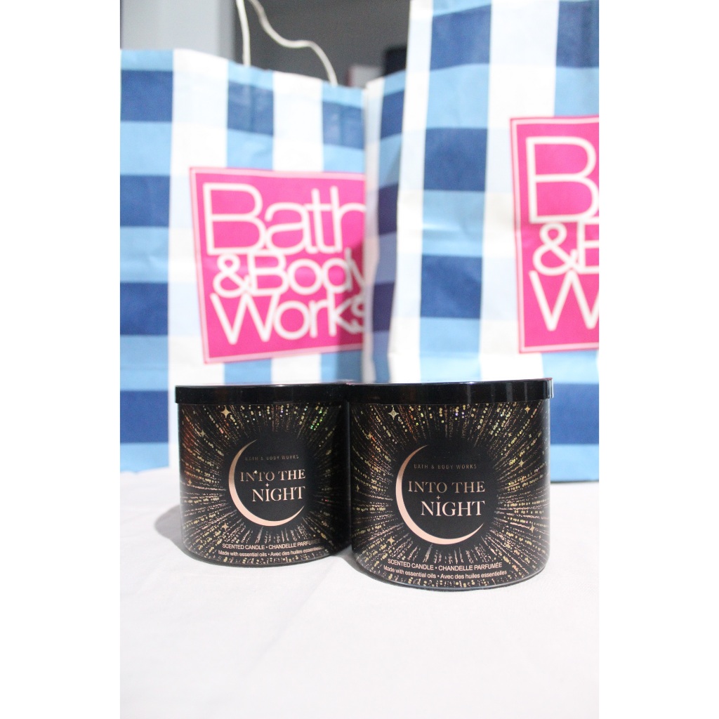 Bath and Body Works BBW Candle 3 Wicked Into The Night