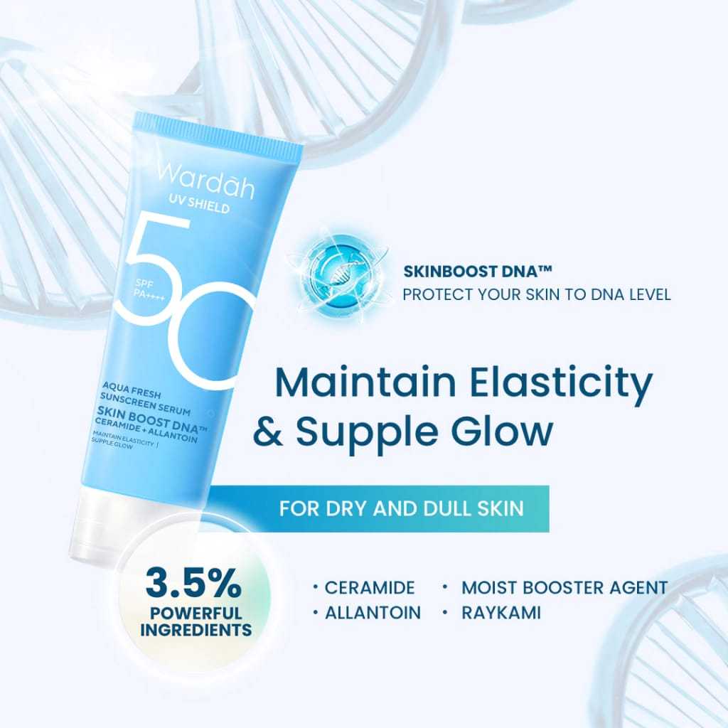 Wardah UV Shield Aqua Fresh Sunscreen Serum SPF 50 PA++++