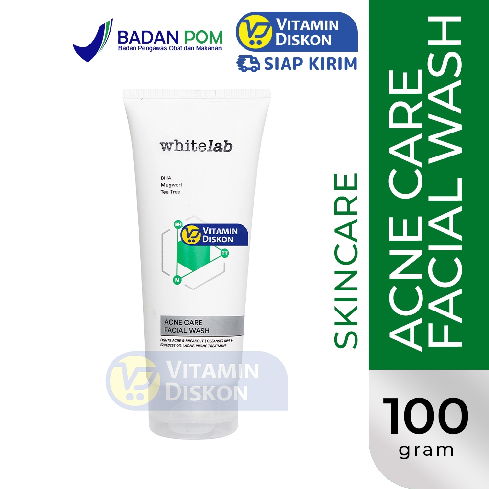 WHITELAB ACNE CARE FACIAL WASH 100GR