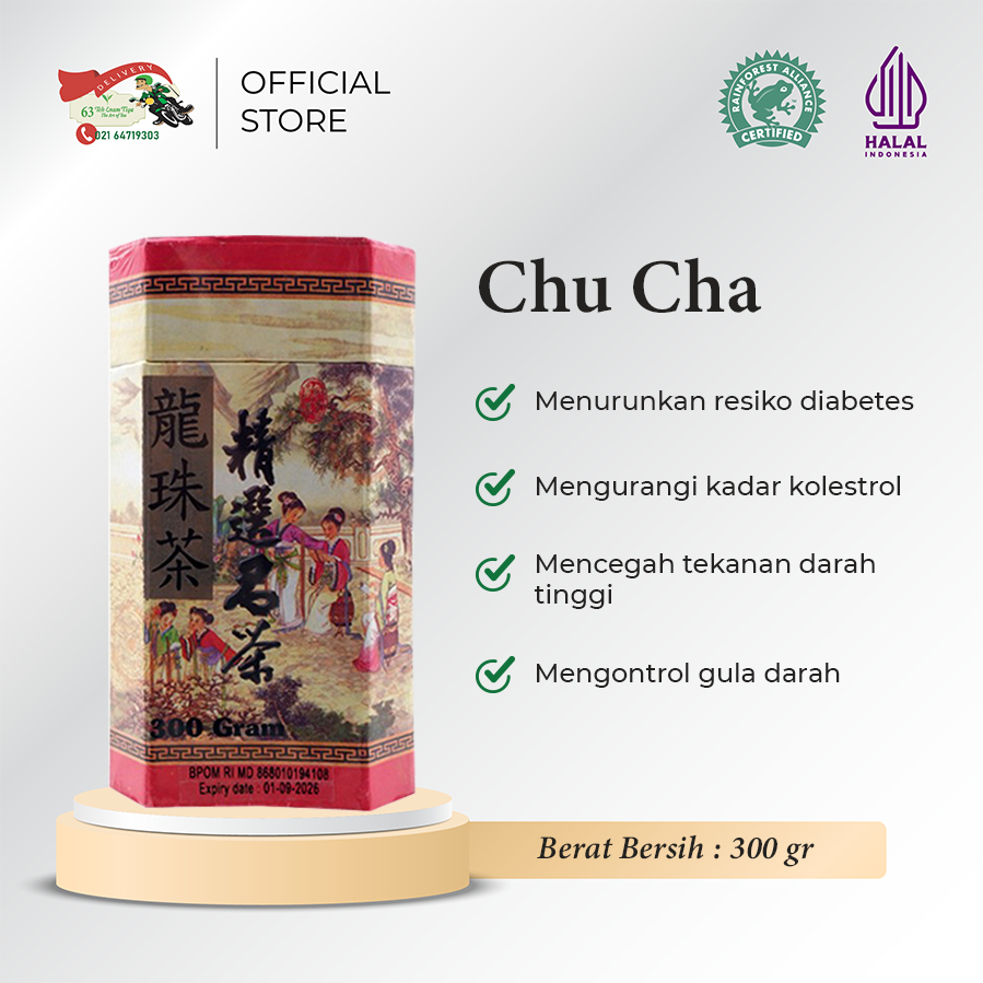 

Teh 63 Chu Cha 300gr