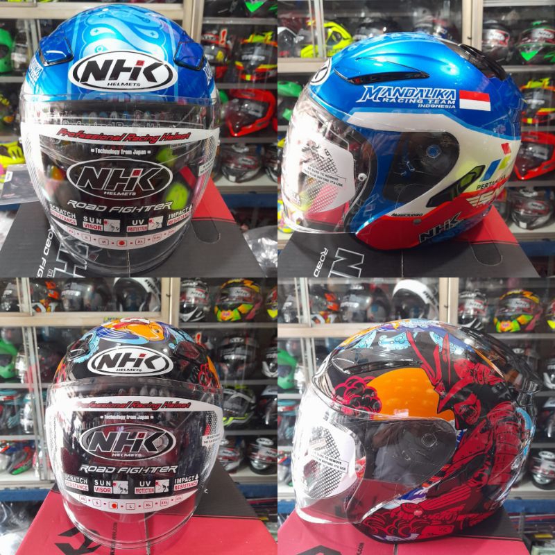 helm nhk R1 motif Mandalika Gp edition