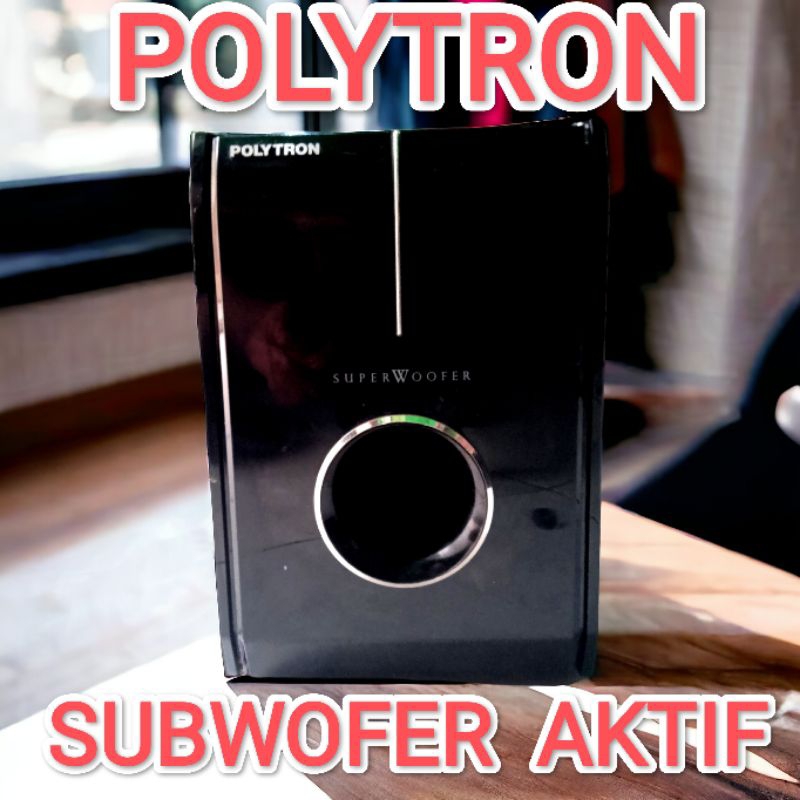 SUBWOFER AKTIF POLYTRON 6 INCI - WOFER AKTIF POLYTRON 6 INCI