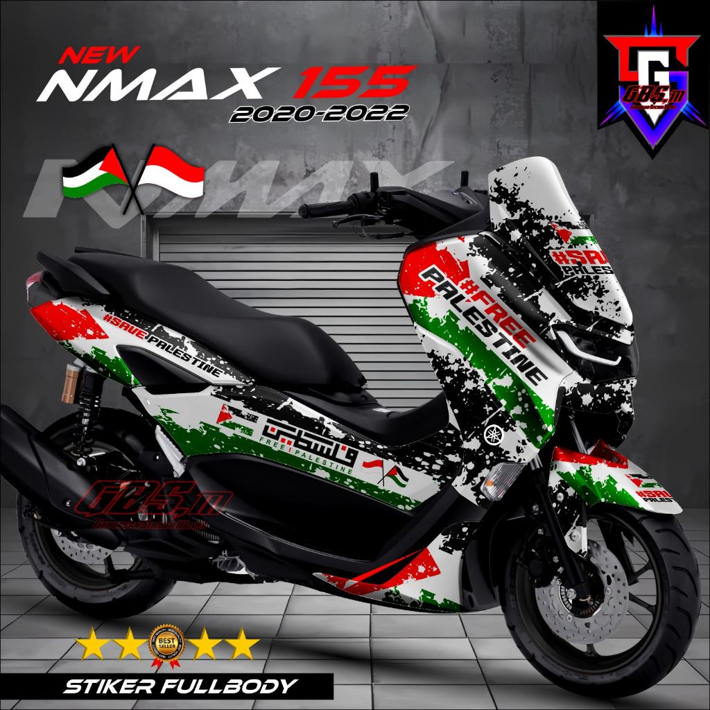 Stiker Decal Variasi Motor Nmax 155 New Fullbody Stiker Motor NMAX NEW 2020 2021 2022 Full Body