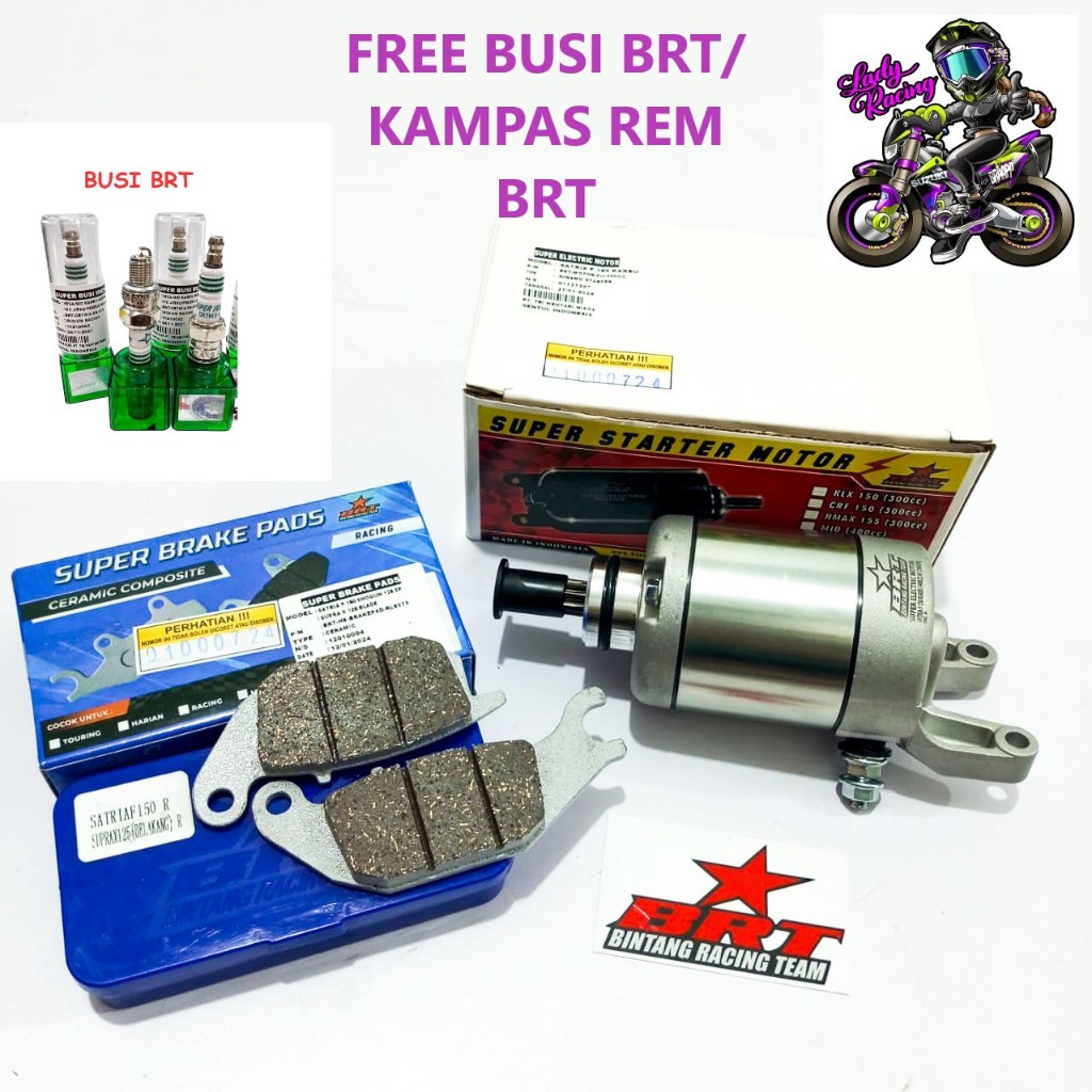 DINAMO STARTER BORE UP BRT SATRIA F 150 FU KARBURATOR KARBU 300CC