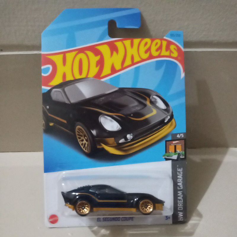 el segundo coupe hotwheels hitam gold