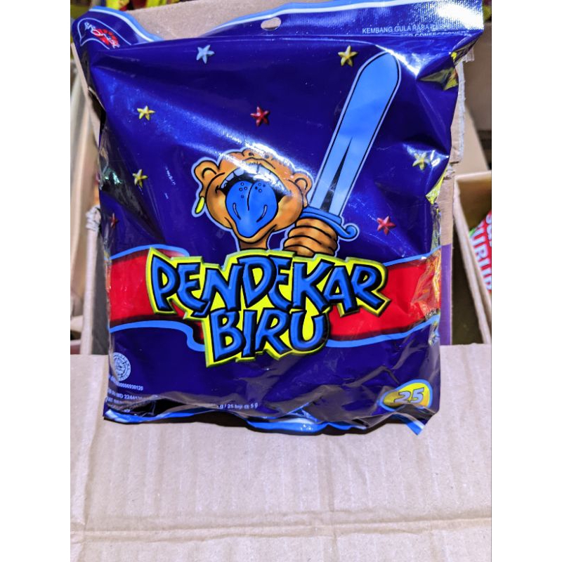 

permen pendekar biru 1 pack isi 25 pcs.