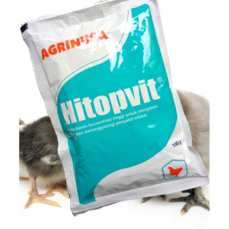 Vitamin Konsentrasi Tinggi Ayam Bebek Entok Puyuh HITOPVIT 100 gr