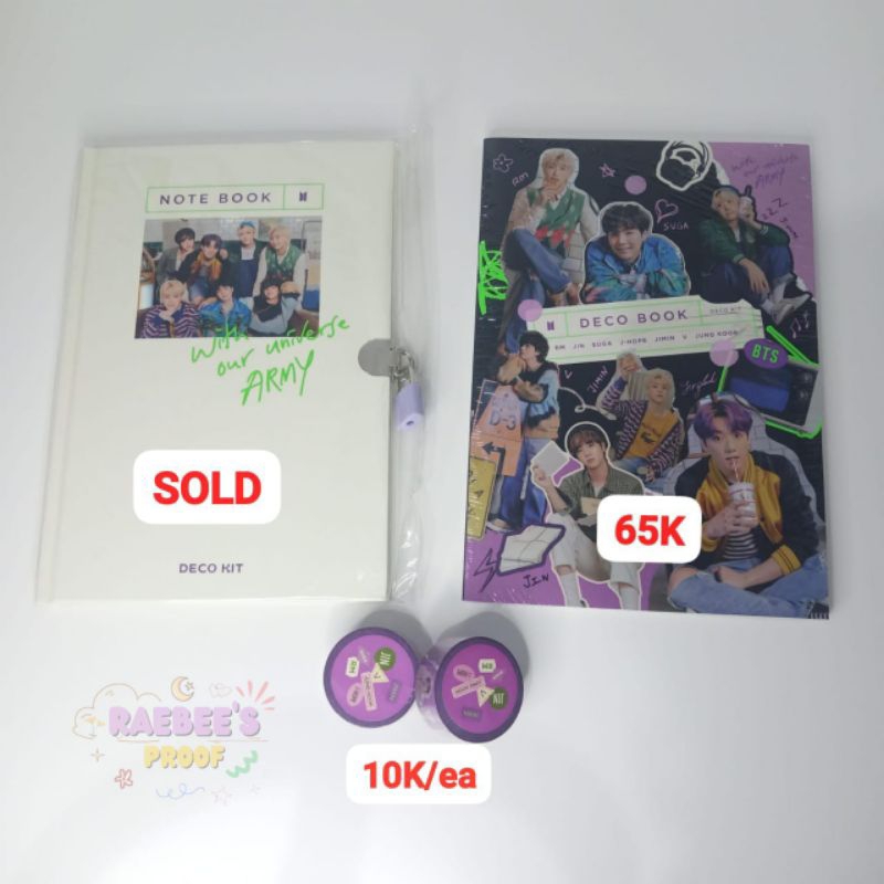 [READY] PHOTOBOOK DECO KIT / DECO BOOK BTS (SEALED)