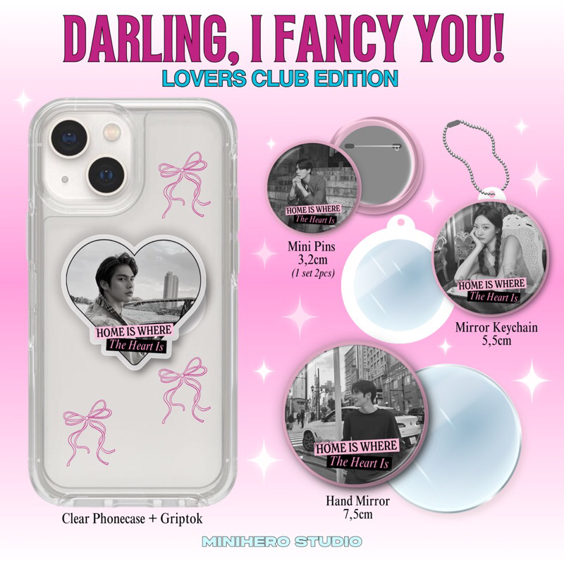 KEYCHAIN HAND MIRROR GRIPTOK PHONE CASE THAI NCT AESPA || FANCY YOU LOVERS CLUB EDITION BY MINIHERO