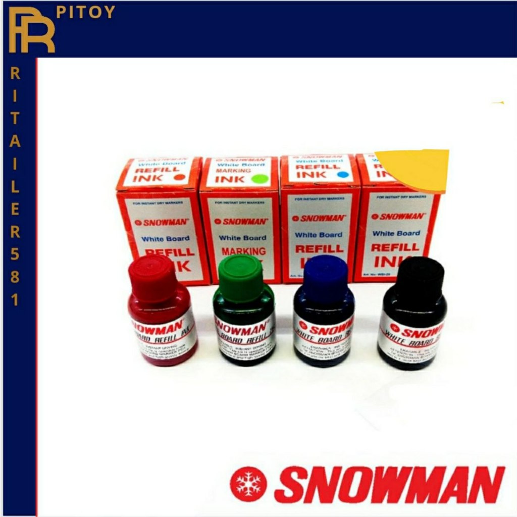 

Refill Spidol Whiteboard Snowman - Biru