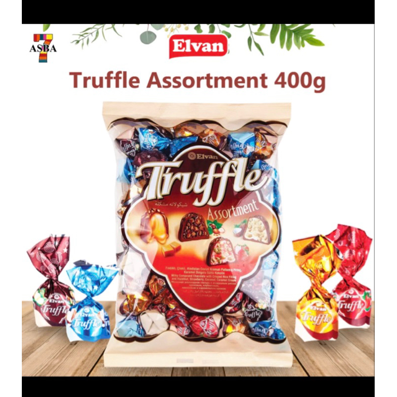 

Elvan truffle 400gram coklat turki enak